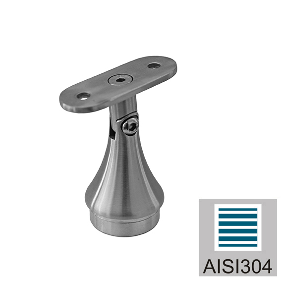 EBN / DZWONEK ADAPTER PORĘCZY / PROSTY / REGULOWANY / DLA 40X40X2 / FI 42.4MM / SATYNA / AISI 304 EBN / DZWONEK ADAPTER PORĘCZY / PROSTY / REGULOWANY / DLA 40X40X2 / FI 42.4MM / SATYNA / AISI 304
