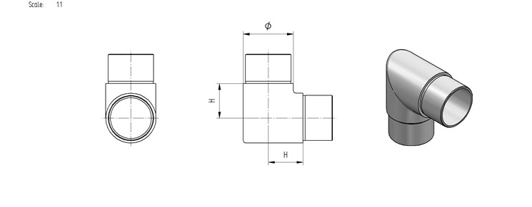 EBN / KOLANKO / FI 42 / OSTRE 90 STOPNI / AISI 304 / POLER EBN / KOLANKO / FI 42 / OSTRE 90 STOPNI / AISI 304 / POLER