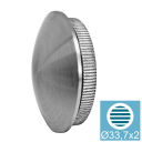 EBN / ZAŚLEPKA / FI 33 / WYPUKŁA / AISI 304 / SATYNA EBN / ZAŚLEPKA / FI 33 / WYPUKŁA / AISI 304 / SATYNA
