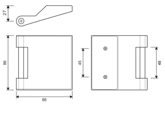 SYSTEMY SZKLANE / ZAWIASY OŚCIEŻNICY DRZWI SZKLANYCH / SZKŁO 8-10 / ALUMINIUM / SATIN INOX SYSTEMY SZKLANE / ZAWIASY OŚCIEŻNICY DRZWI SZKLANYCH / SZKŁO 8-10 / ALUMINIUM / SATIN INOX