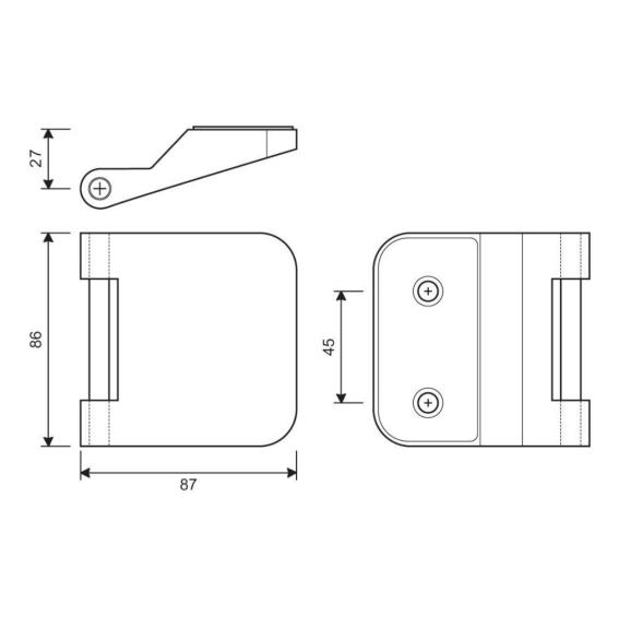 SYSTEMY SZKLANE / ZAWIASY OŚCIEŻNICY DRZWI SZKLANYCH / SZKŁO 8-10 / ALUMINIUM / SATIN INOX SYSTEMY SZKLANE / ZAWIASY OŚCIEŻNICY DRZWI SZKLANYCH / SZKŁO 8-10 / ALUMINIUM / SATIN INOX