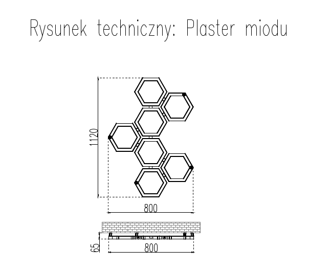 GRZEJNIKI / GRZEJNIK DEKORACYJNY PLASTRY MIODU / H1120 / L800 / BIAŁY GRZEJNIKI / GRZEJNIK DEKORACYJNY PLASTRY MIODU / H1120 / L800 / BIAŁY