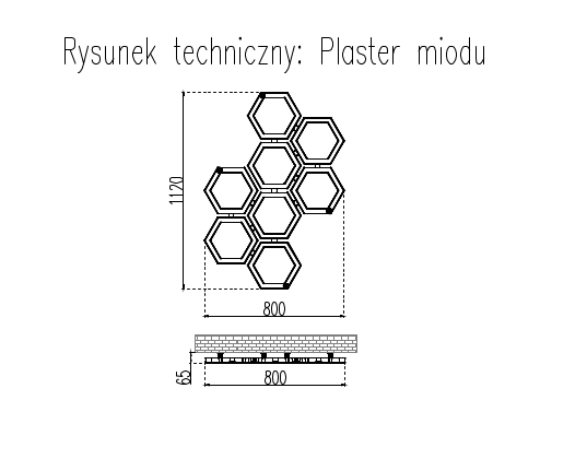 GRZEJNIKI / GRZEJNIK DEKORACYJNY PLASTRY MIODU / H1120 / L800 / BIAŁY GRZEJNIKI / GRZEJNIK DEKORACYJNY PLASTRY MIODU / H1120 / L800 / BIAŁY