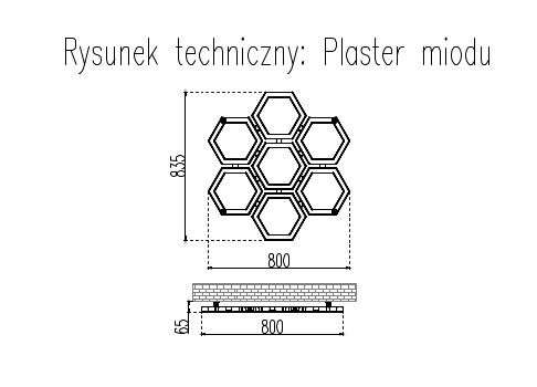 GRZEJNIKI / GRZEJNIK DEKORACYJNY PLASTRY MIODU / H835 / L800 / BIAŁY GRZEJNIKI / GRZEJNIK DEKORACYJNY PLASTRY MIODU / H835 / L800 / BIAŁY