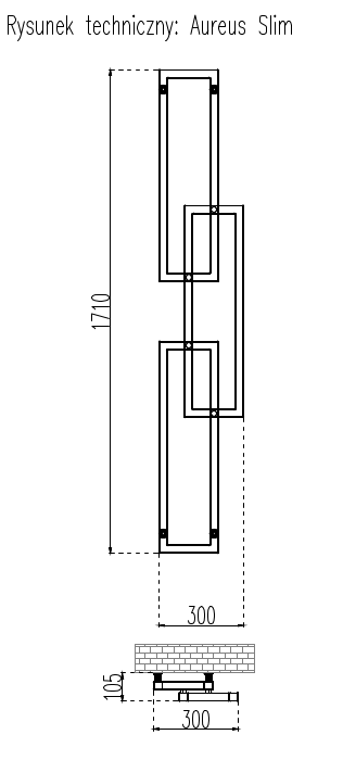 GRZEJNIKI / GRZEJNIK DEKORACYJNY AUREUS SLIM / H1710 / L300 / BIAŁY GRZEJNIKI / GRZEJNIK DEKORACYJNY AUREUS SLIM / H1710 / L300 / BIAŁY