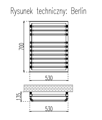 GRZEJNIKI / GRZEJNIK DEKORACYJNY COLUMBIA / H700 / L530 / BIAŁY GRZEJNIKI / GRZEJNIK DEKORACYJNY COLUMBIA / H700 / L530 / BIAŁY