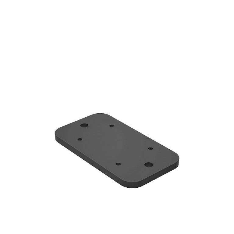 BRAMY I OGRODZENIA / STOPKA DO SŁUPKA ALUMINIOWEGO / 100X100 / AISI 304 / ALUMINIUM / ANTRACYT RAL 7016