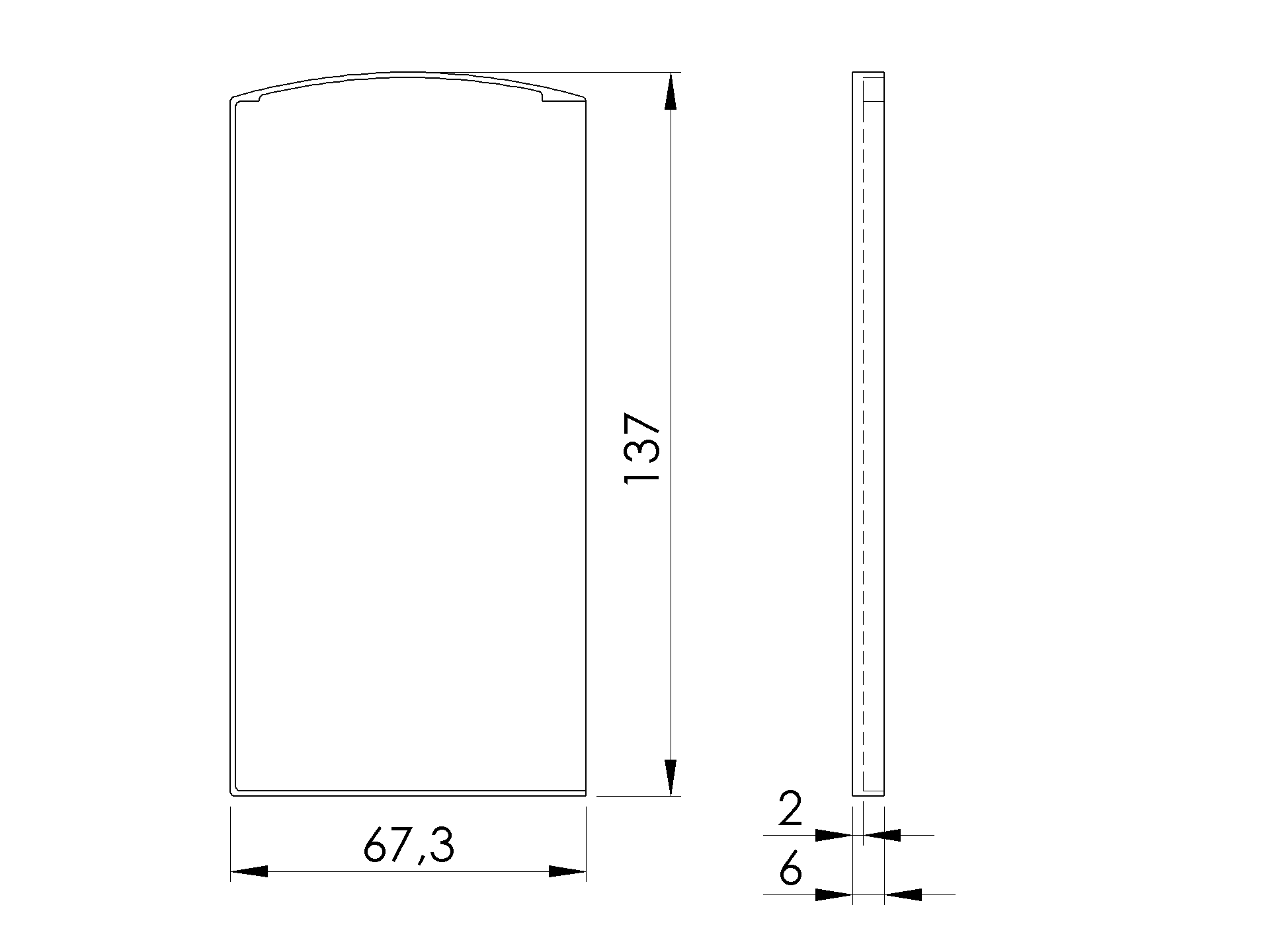 EBN / PROFILE ALUMINIOWE / ZAŚLEPKA DO PROFILU ALUMINIOWEGO U DO BOKU / H137 / ALUMINIUM / SATIN-ELOX EBN / PROFILE ALUMINIOWE / ZAŚLEPKA DO PROFILU ALUMINIOWEGO U DO BOKU / H137 / ALUMINIUM / SATIN-ELOX