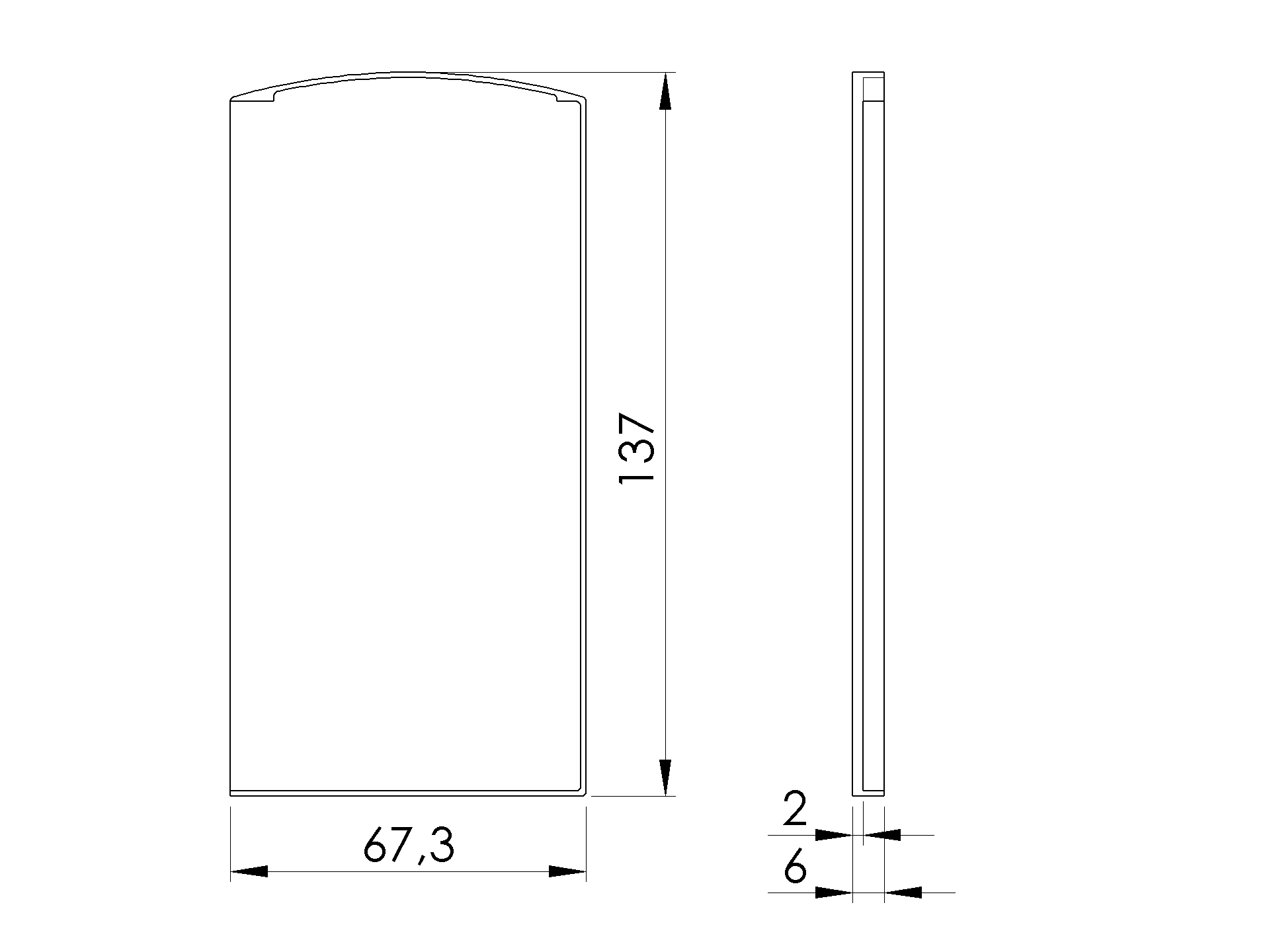 EBN / PROFILE ALUMINIOWE / ZAŚLEPKA DO PROFILU ALUMINIOWEGO U OD BOKU UNO / ALUMINIUM / SATIN-ELOX EBN / PROFILE ALUMINIOWE / ZAŚLEPKA DO PROFILU ALUMINIOWEGO U OD BOKU UNO / ALUMINIUM / SATIN-ELOX