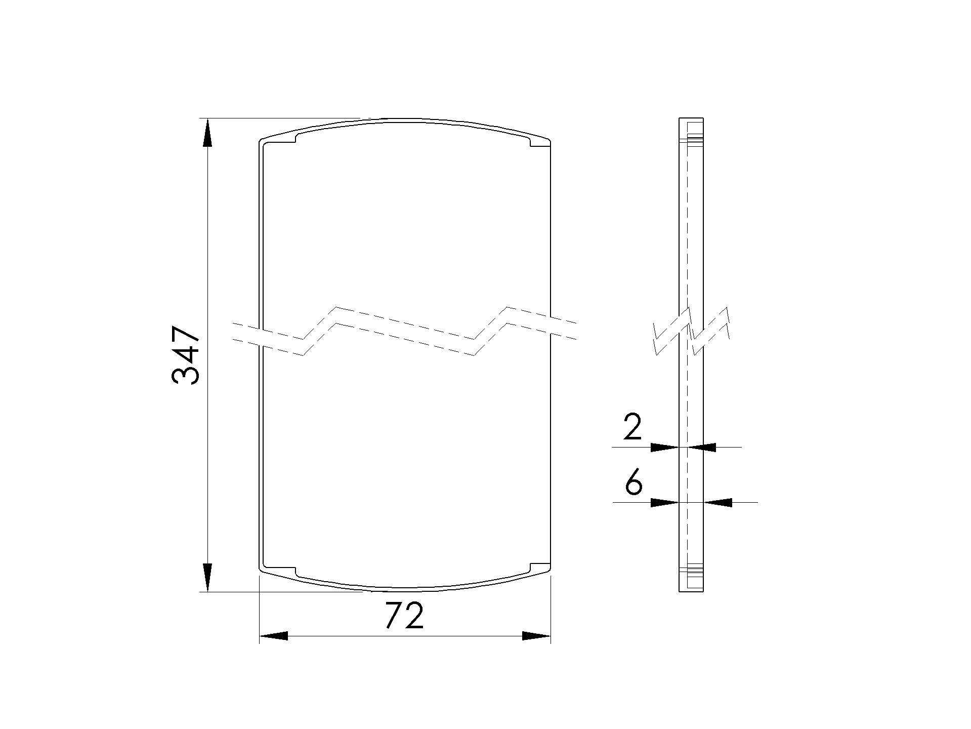 EBN / PROFILE ALUMINIOWE / ZAŚLEPKA DO PROFILU ALUMINIOWEGO Y PRO XL / H347 / ALUMINIUM / SATIN-ELOX EBN / PROFILE ALUMINIOWE / ZAŚLEPKA DO PROFILU ALUMINIOWEGO Y PRO XL / H347 / ALUMINIUM / SATIN-ELOX