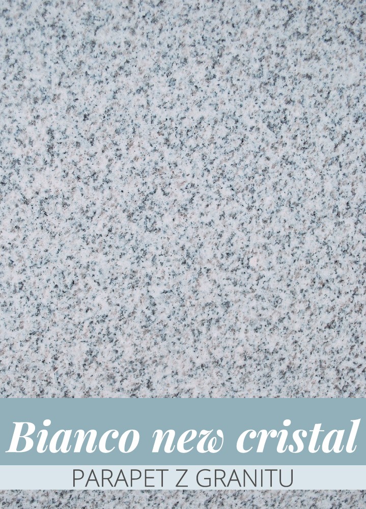 PARAPETY / PARAPET GRANITOWY BIANCO NEW CRISTAL / 122X30X2 CM / 22 KG PARAPETY / PARAPET GRANITOWY BIANCO NEW CRISTAL / 122X30X2 CM / 22 KG